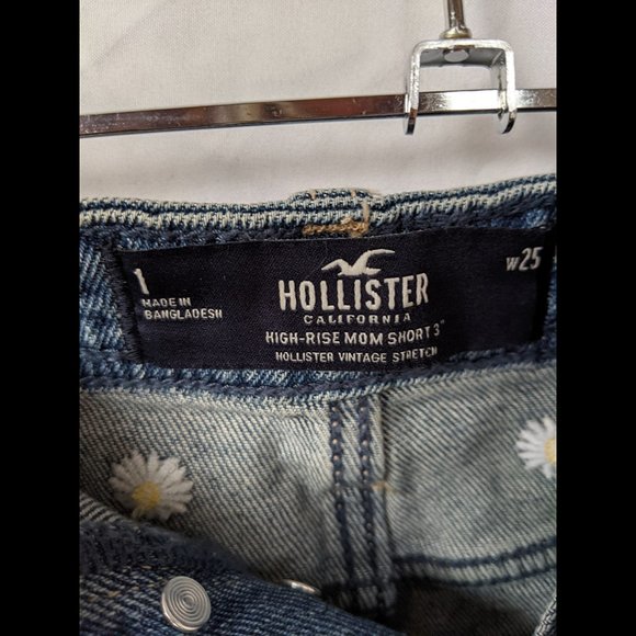 Hollister *NWT* High-Rise Mom Shorts w/ Daisy Print Size 1 - Picture 6 of 6